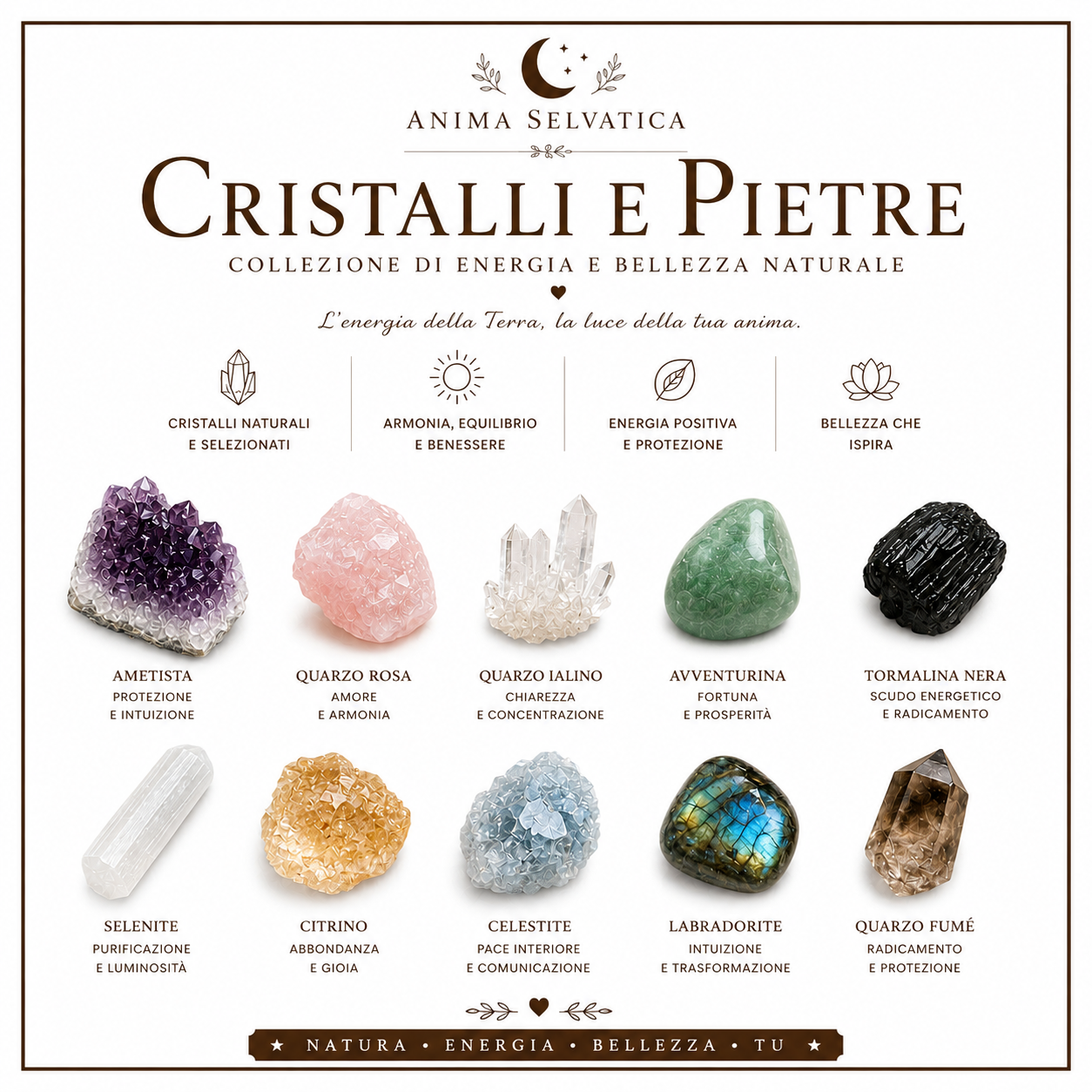Cristalli e pietre