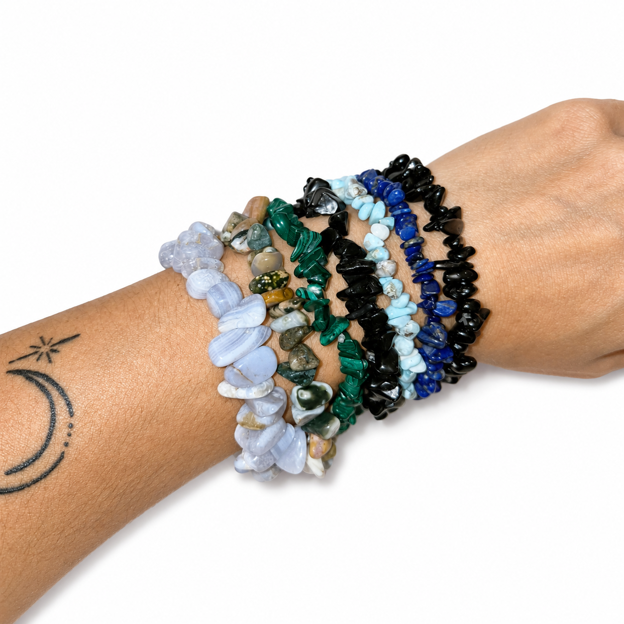 Bracciale Chips in Pietra Naturale Premium