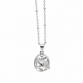 Collana con Ciondolo Genesa Crystal con Cristallo di Rocca – Geometria Sacra