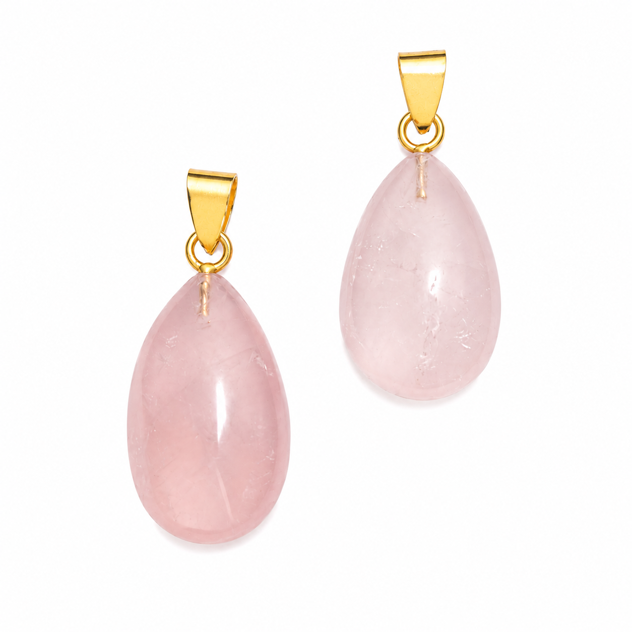 Ciondolo in Quarzo Rosa – Argento 925