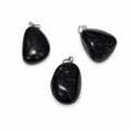 Ciondolo in Tormalina Nera Naturale – Argento 925
