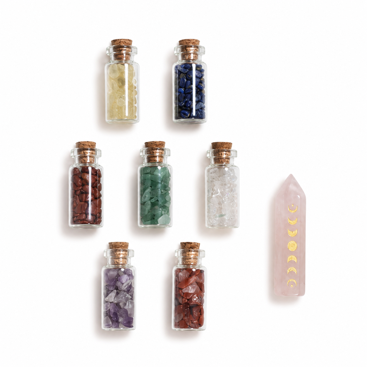 Box Chakra Cristalli in Ampolla