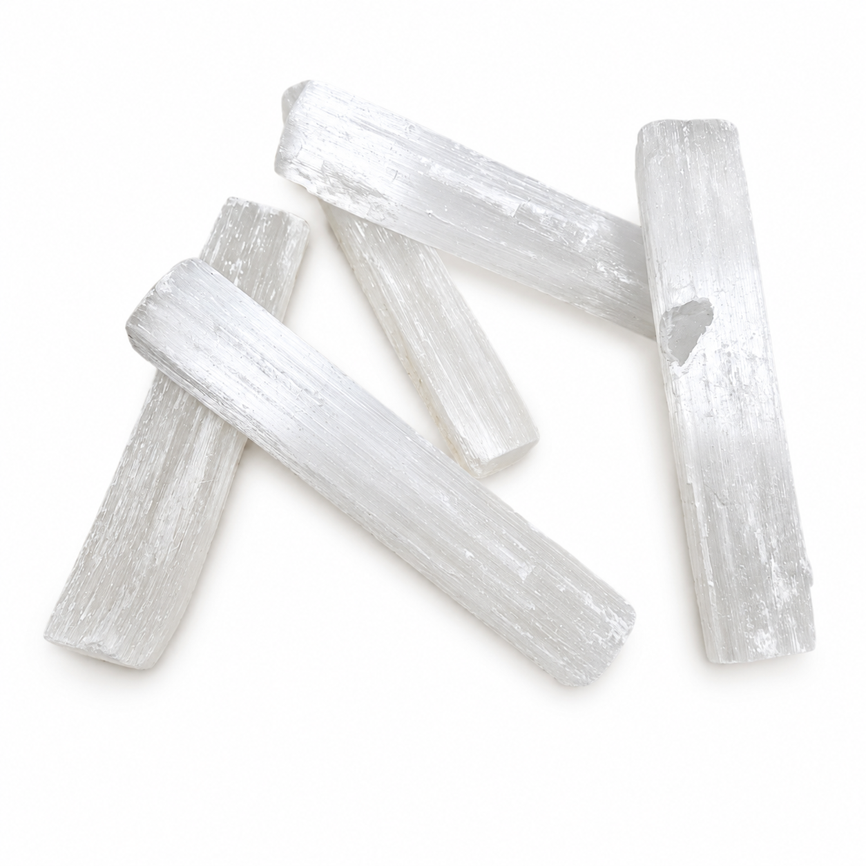Bacchetta di Selenite Naturale – 10 cm