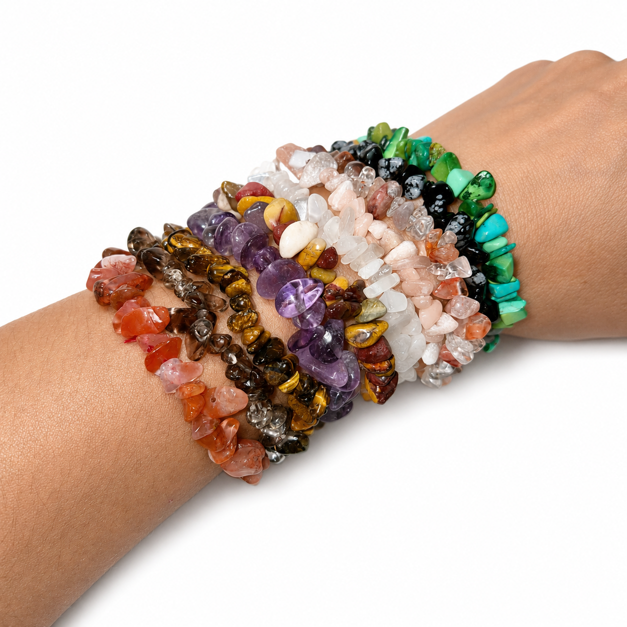 Bracciale Chips in Pietra Naturale