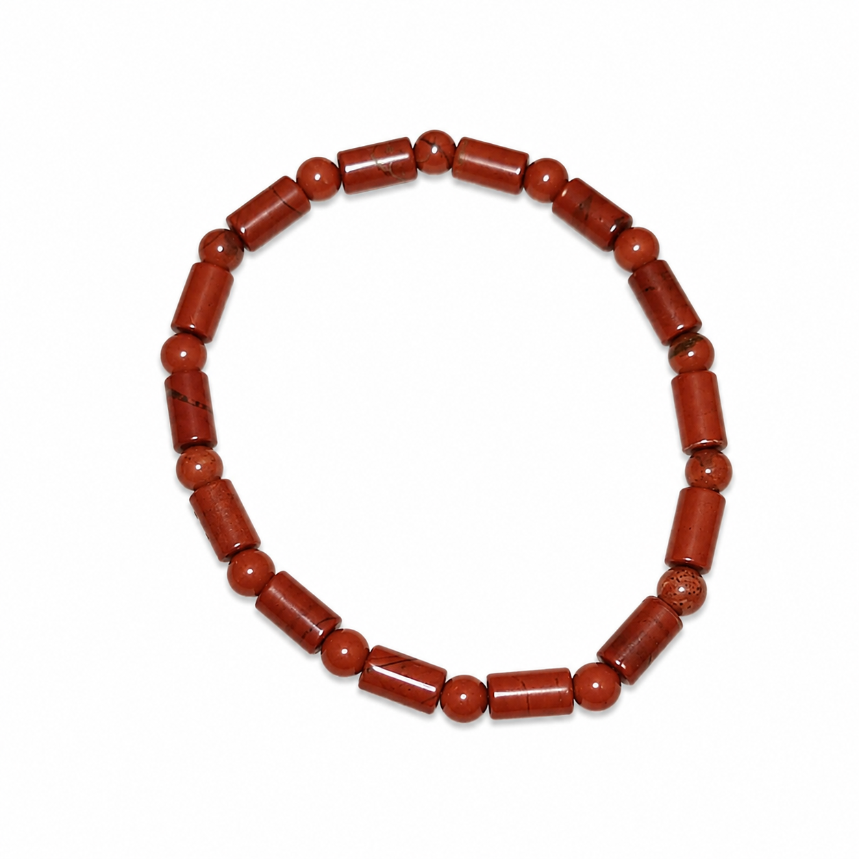 Bracciale Uomo in Pietra Naturale con Dettaglio in Argento