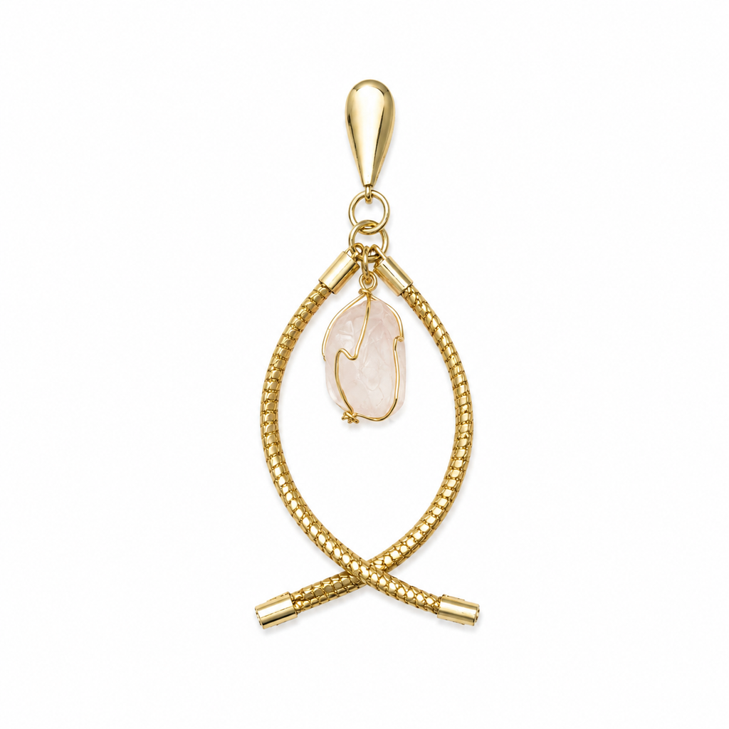 Orecchini Ambra in Capim Dourado