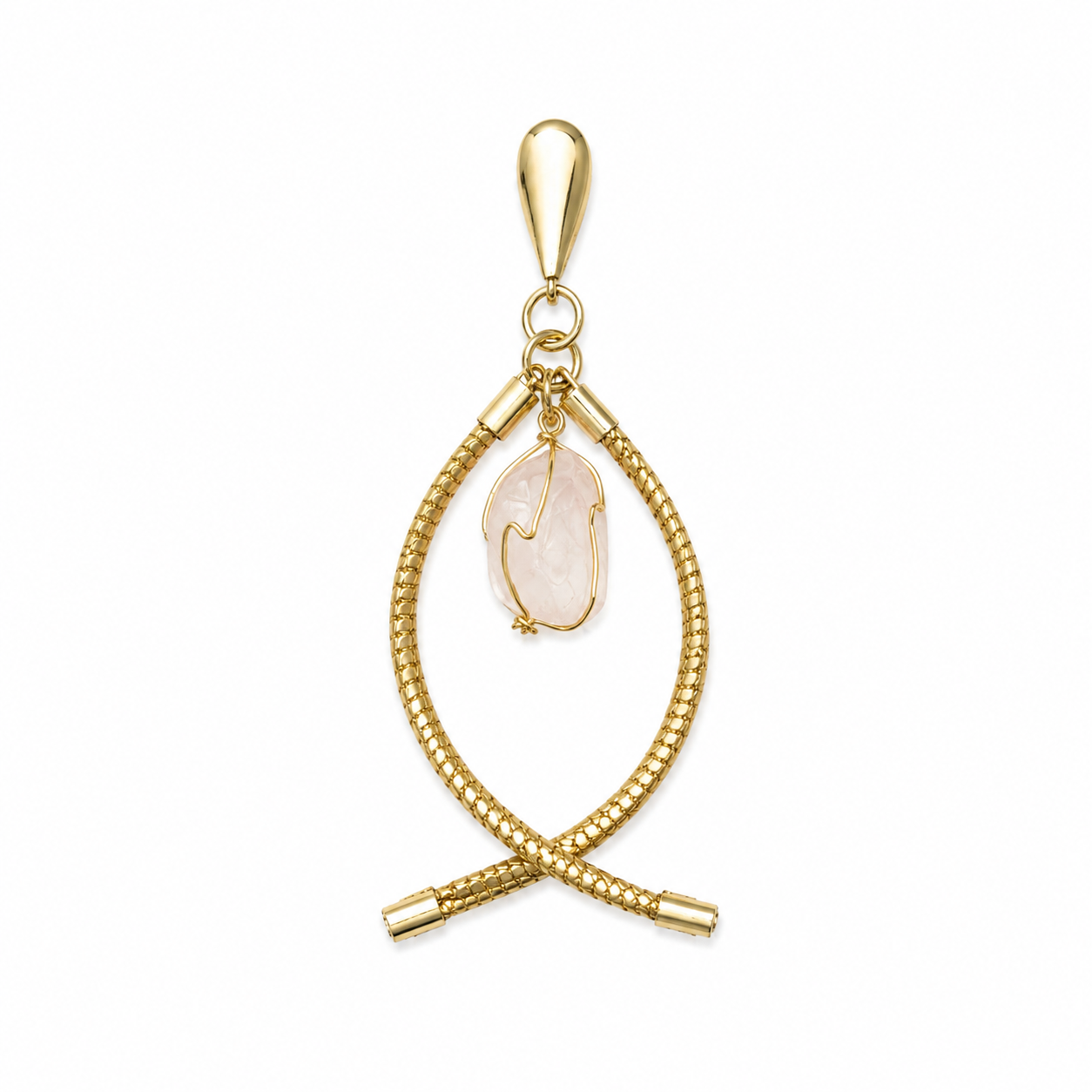 Orecchini Ambra in Capim Dourado