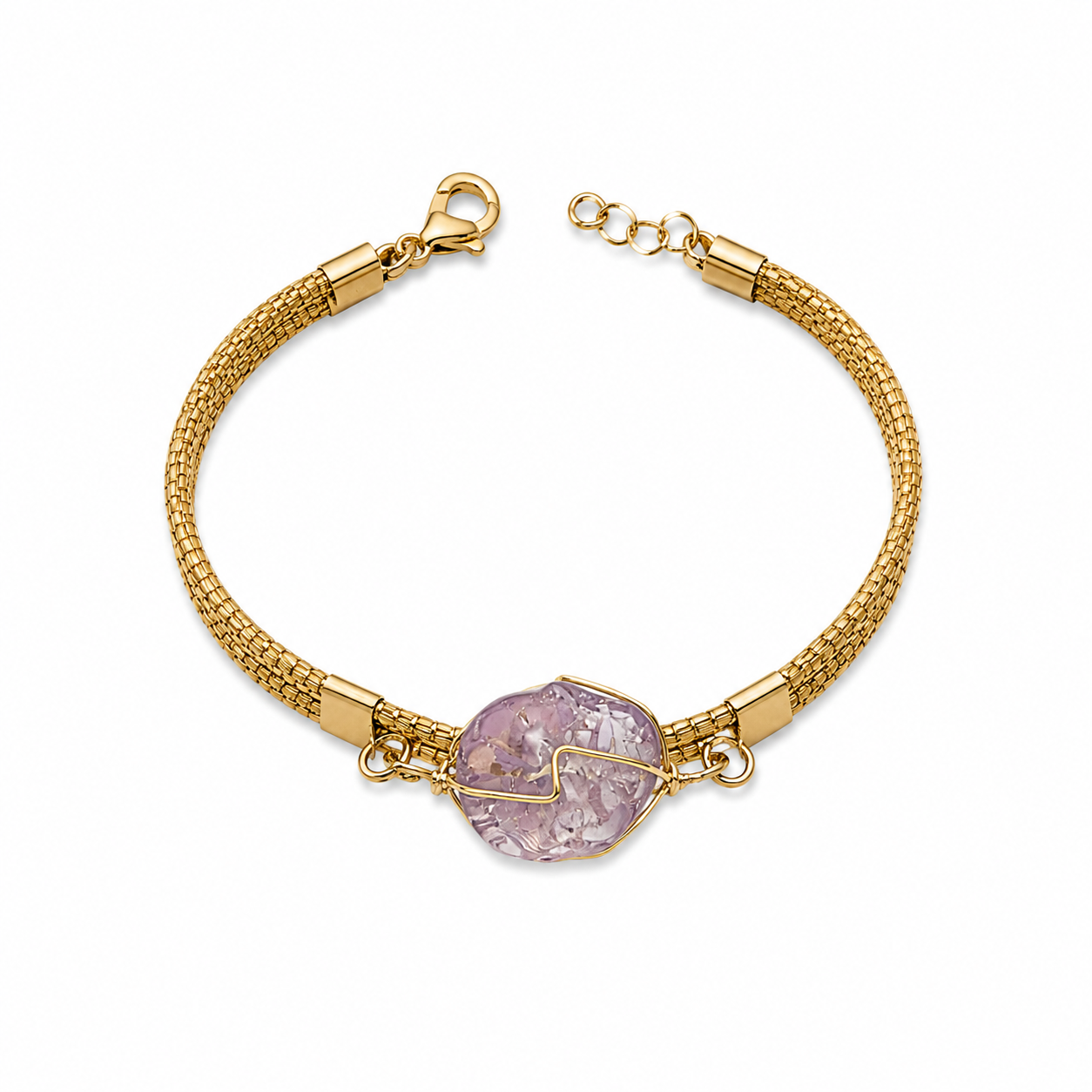 Bracciale Morgana – Capim Dourado con Ametista